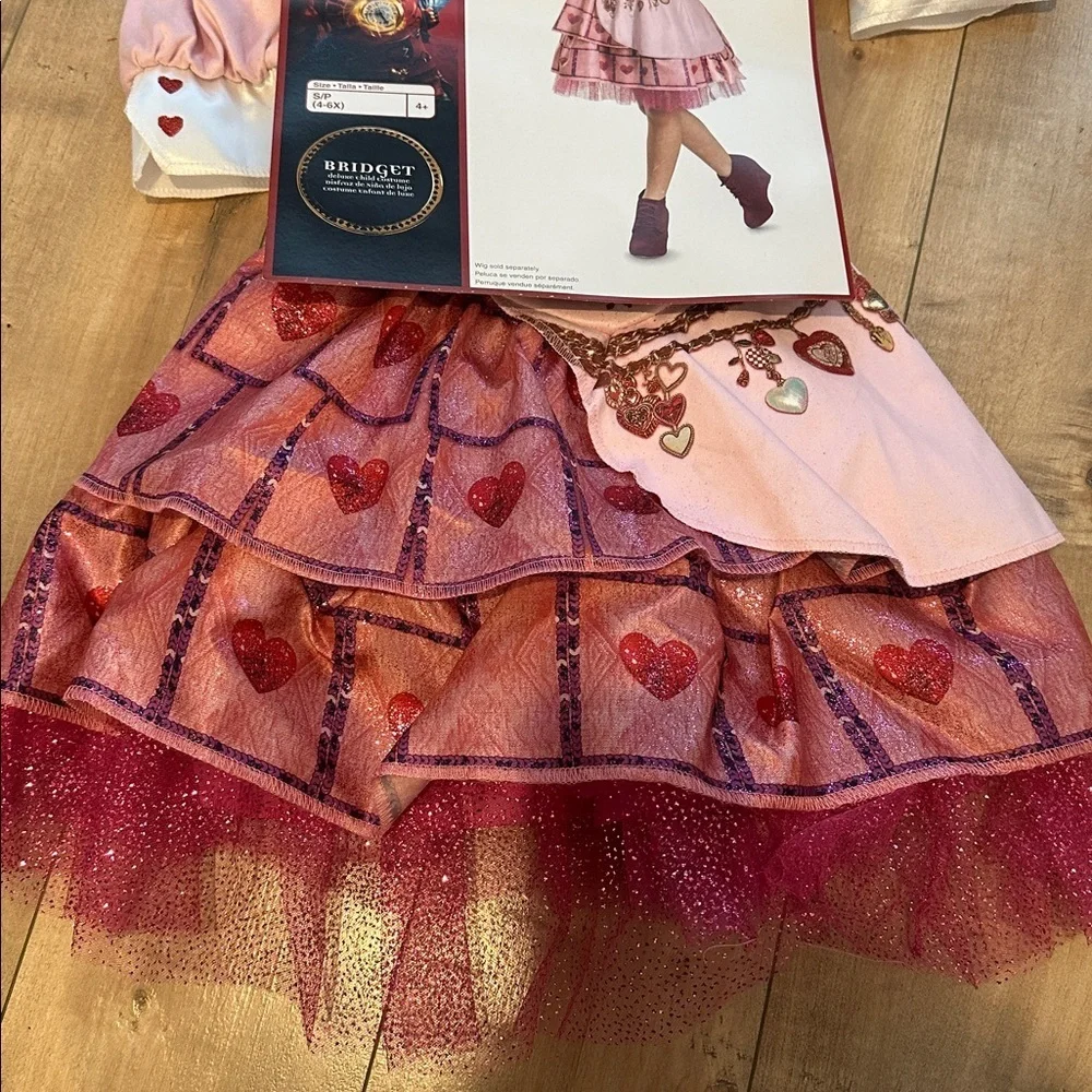 NWT Descendants: The rise of Red Bridget Deluxe Kids Halloween Costume Kids Sz S - Picture 8 of 10